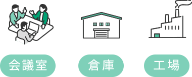 会議室 倉庫 工場