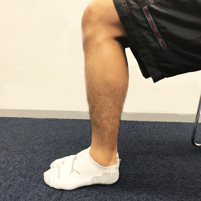 かかと下げ