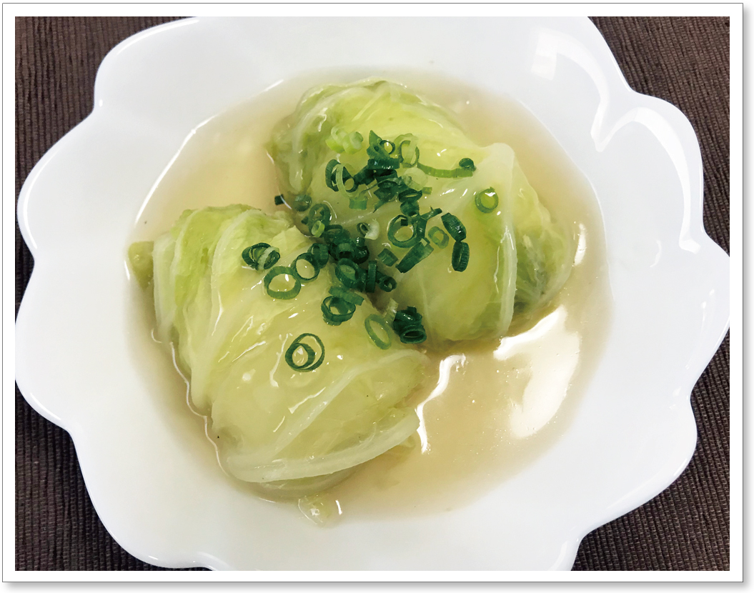 豆乳入りヘルシーロールキャベツ