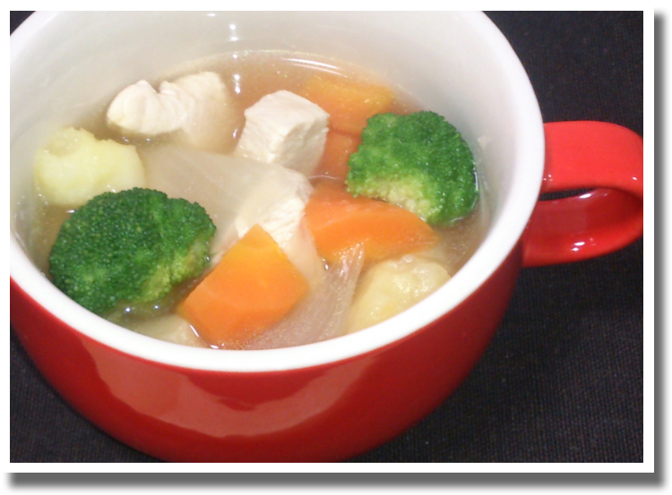 鶏むね肉と具だくさんポトフ