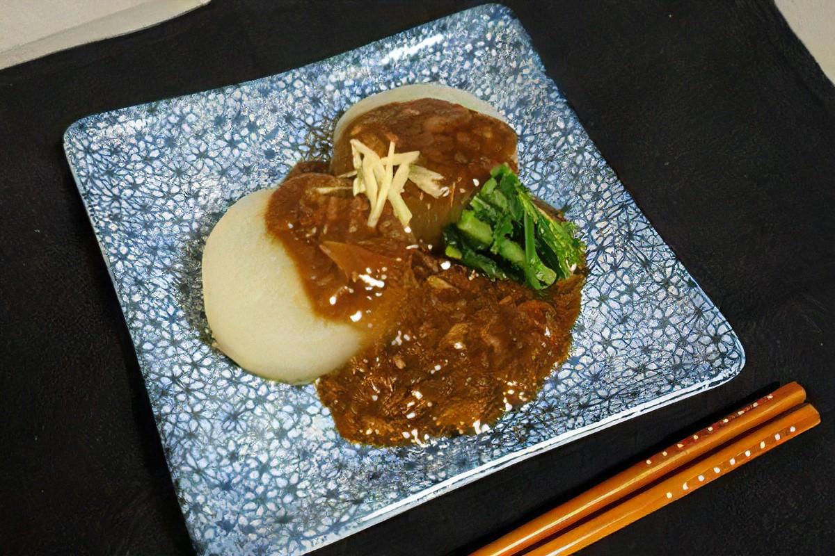 ふろふき大根ツナフレークそぼろあん